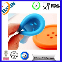 Diferentes forma de Promocionais Gift Grade Alimentos Silicone Cup Mat